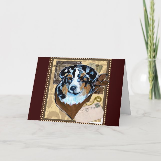AUSTRALIAN SHEPHERD CARD (Front)