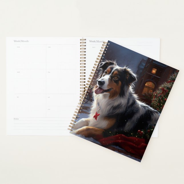 Australian Shepherd Christmas Festive Season  Planner (Display)