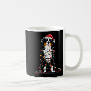 Australian Shepherd Christmas Graphics Dog Lights  Coffee Mug