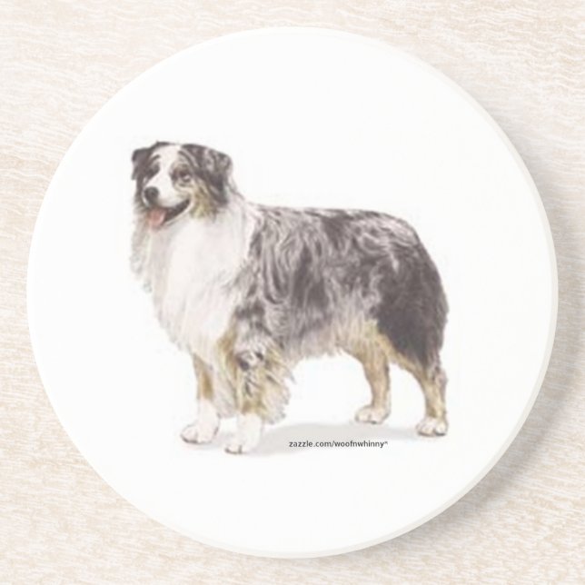Australian Shepherd Coaster (Front)