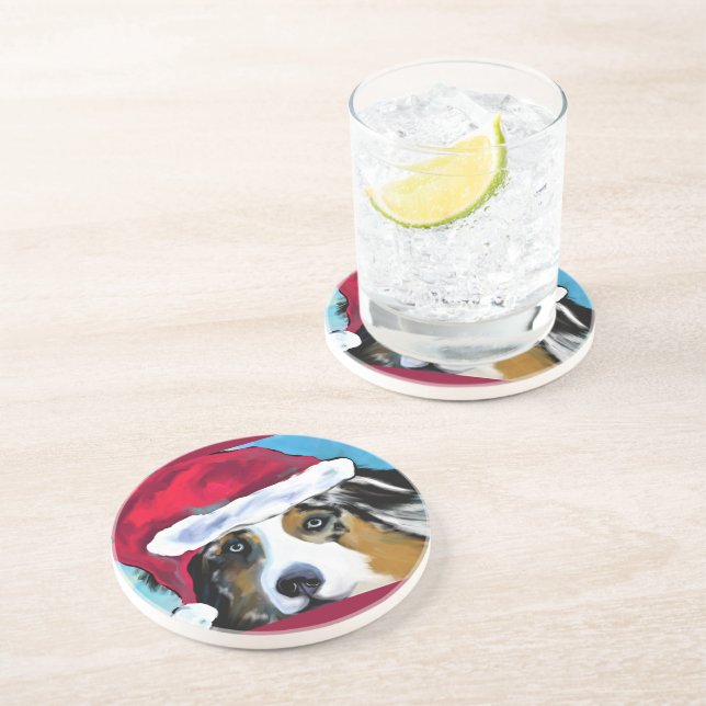 Australian Shepherd  Coaster (Side)