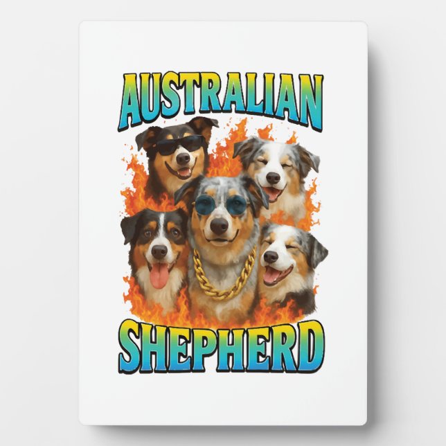 Australian Shepherd Copy Plaque (Front)