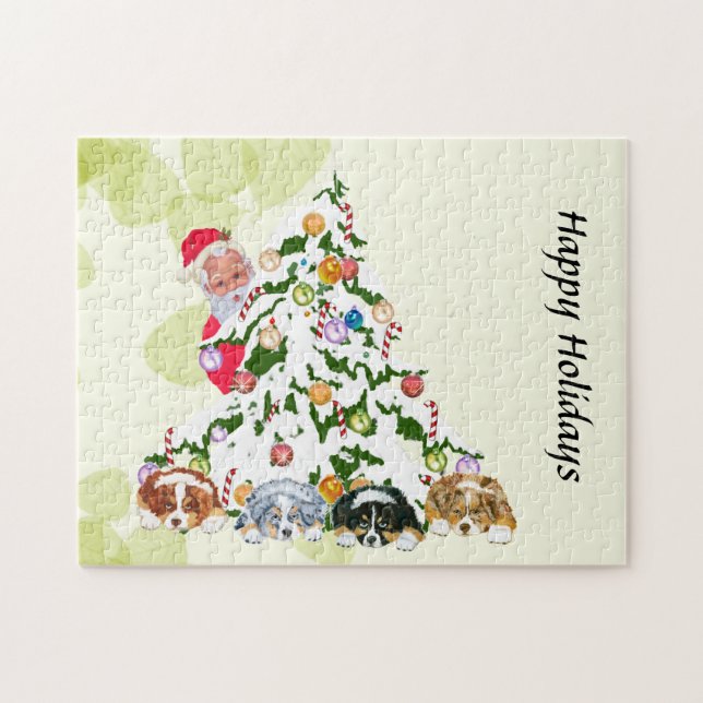 Australian Shepherd Custom Puzzle (Horizontal)