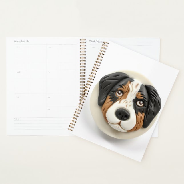 Australian Shepherd Dog 3D Inspired Planner (Display)