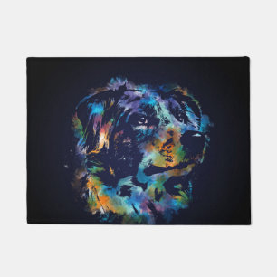 Australian Shepherd dog - Aussie Doormat