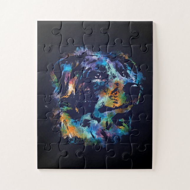 Australian Shepherd dog - Aussie Jigsaw Puzzle (Vertical)