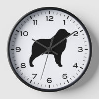 Australian Shepherd Dog Breed Silhouette
