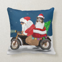 Australian Shepherd Dog Christmas Santa Claus
