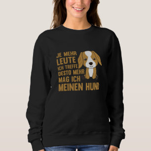 Australian Shepherd Dog Does Not Like People Sweatshirt