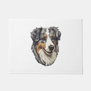 Australian shepherd Dog   Doormat