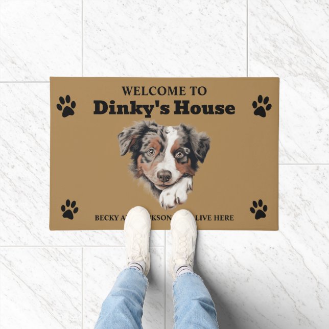 Australian Shepherd Dog Doormat (Indoor)