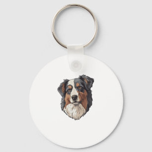 Australian shepherd Dog   Keychain