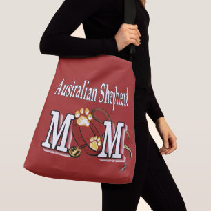 Australian Shepherd Dog MOM Crossbody Bag