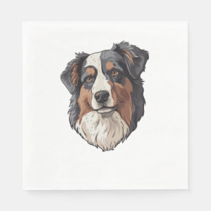 Australian shepherd Dog   Napkin
