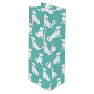 Australian Shepherd Dog Puppy Wine Gift Bag