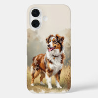 Australian Shepherd Dog Red Merle Aussie