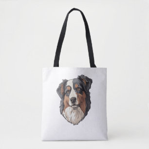 Australian shepherd Dog   Tote Bag