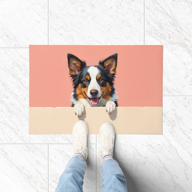Australian Shepherd Doormat Art (Indoor)