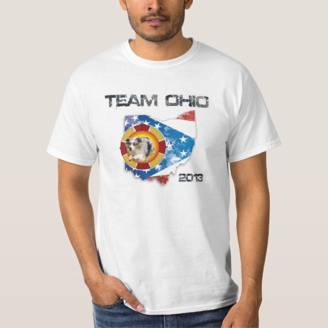 Australian Shepherd "Elijah" T-Shirt (Front)