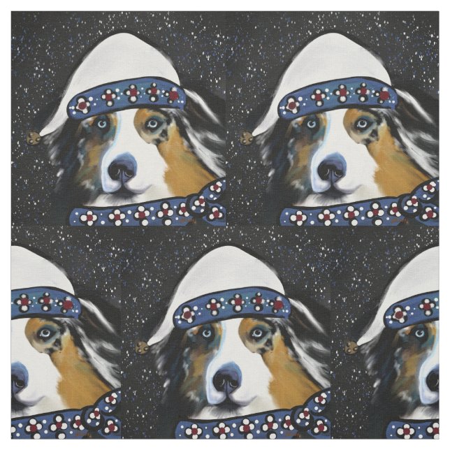 Australian Shepherd  Fabric (Swatch)