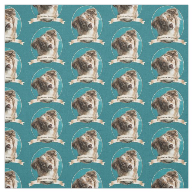 Australian Shepherd Fabric (Swatch)
