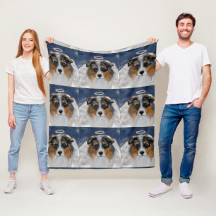 Australian Shepherd Fleece Blanket