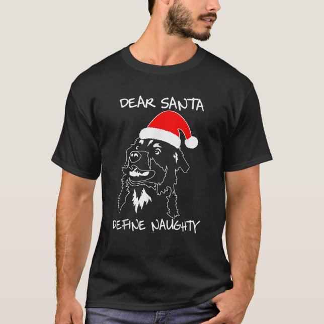Australian Shepherd funny ugly xmas gifts for dog  T-Shirt (Front)