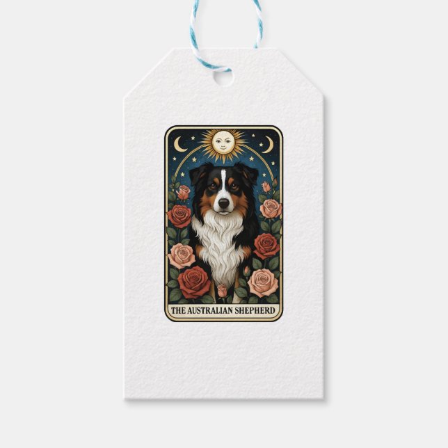 Australian Shepherd Gift Tags (Front)