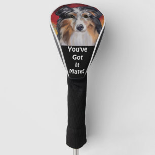 AUSTRALIAN SHEPHERD GOLF HEAD COVER