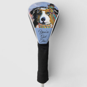 AUSTRALIAN SHEPHERD GOLF HEAD COVER