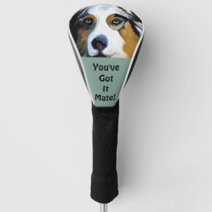 AUSTRALIAN SHEPHERD GOLF HEAD COVER