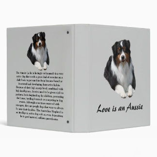 Australian Shepherd Guardian Binder