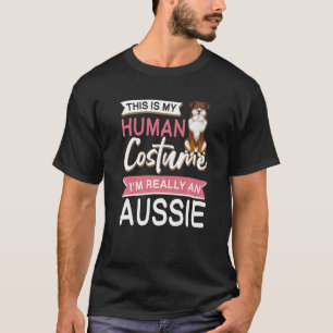 Australian Shepherd Halloween Dog Aussie T-Shirt