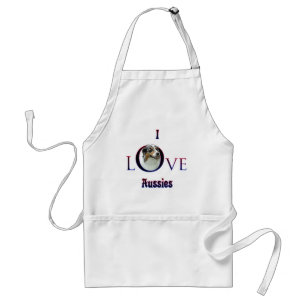 Australian Shepherd I Love Standard Apron