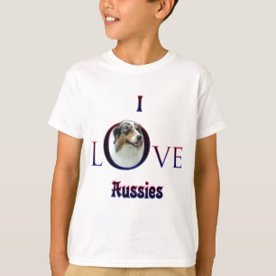 Australian Shepherd I Love T-Shirt
