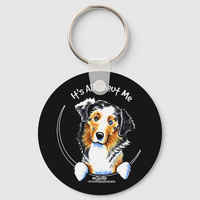 Australian Shepherd IAAM Keychain (Front)