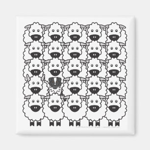 Australian Shepherd in the Sheep Magnet