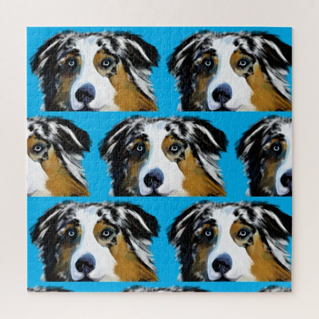 AUSTRALIAN SHEPHERD JIGSAW PUZZLE (Vertical)