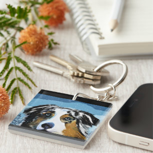 Australian Shepherd    Keychain