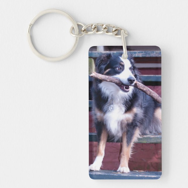 Australian Shepherd Keychain (Front)