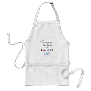 Australian Shepherd Lick Design Standard Apron