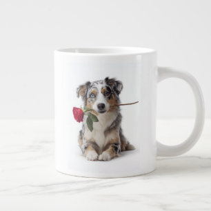 Australian Shepherd Love Large Coffee Mug