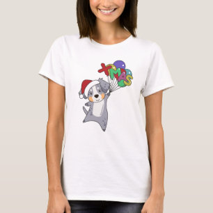 Australian Shepherd Merry Christmas Winter T-Shirt