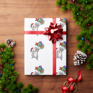 Australian Shepherd Merry Christmas Winter Wrapping Paper
