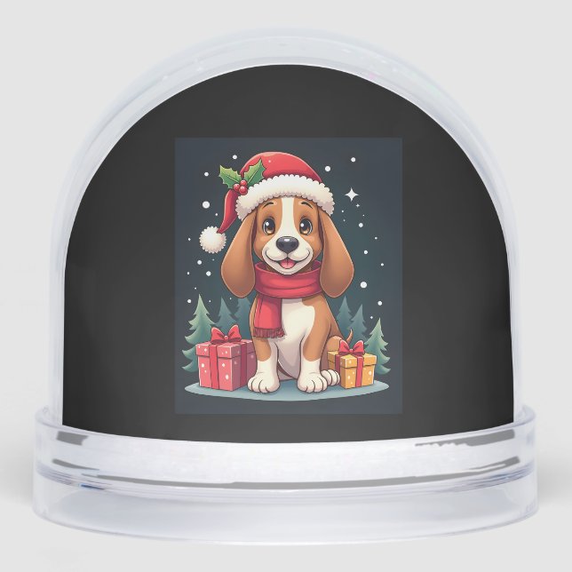 Australian Shepherd My Dog Thinks I'm Cool For Dog Snowglobe (Front)
