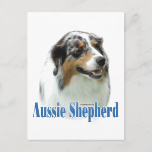 Australian Shepherd Name Postcard