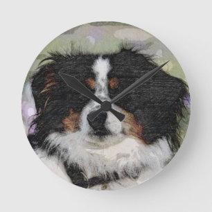 Australian shepherd, Nature, Dog Round Clock