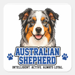 🐾 Australian Shepherd Owner Gift🐾 Square Sticker