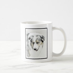 Australian Shepherd Painting - Original Dog Art Coffee Mug
