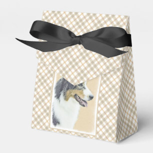 Australian Shepherd Painting - Original Dog Art Favor Box
